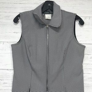 Suits Us Women’s Vest Size M  Black/White